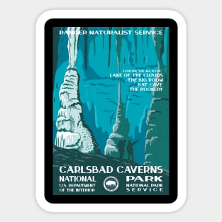 Carlsbad Caverns National Park WPA Sticker